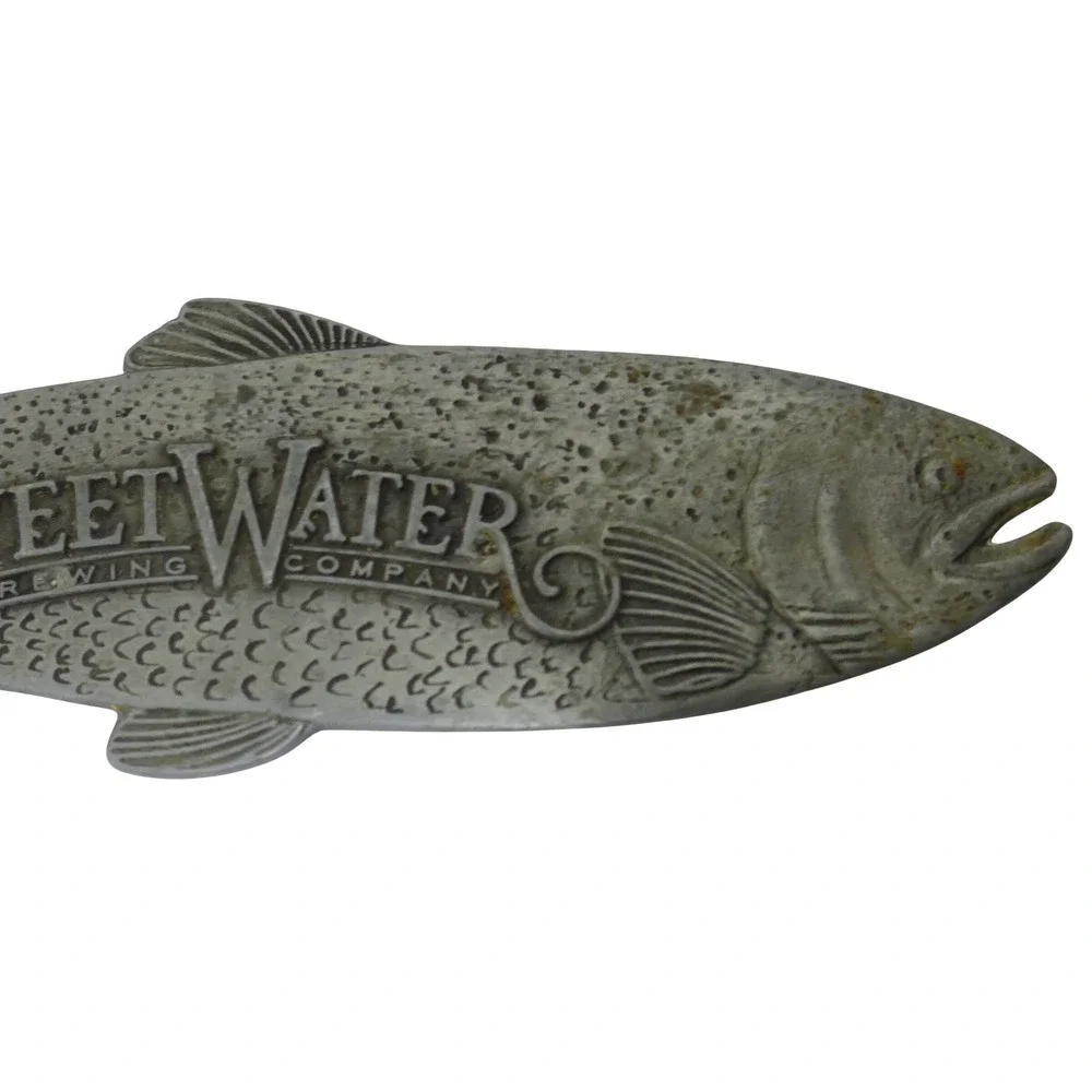 Sweetwater Brewing Company Bottle Opener 6.5in Silver Trout Fish Beer Barware